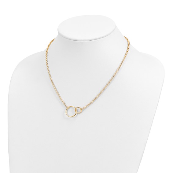 Leslie's 10k Polished Link Necklace