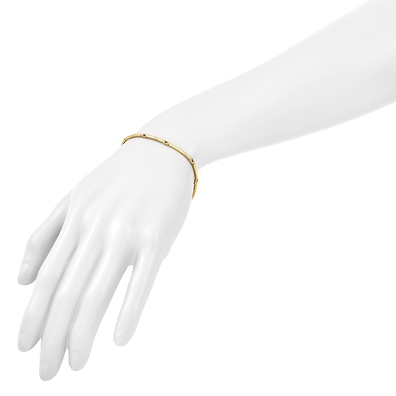 Leslie's 10K Polished Fancy Link Bracelet