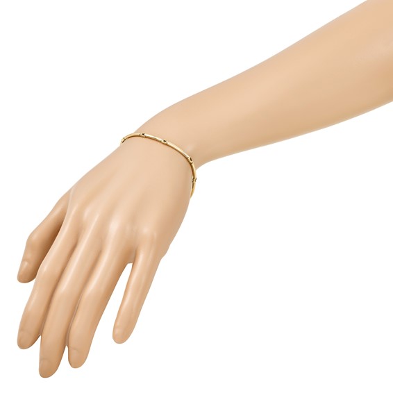 Leslie's 10K Polished Fancy Link Bracelet