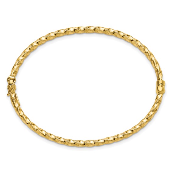 Leslie's Gold Twisted Bangles