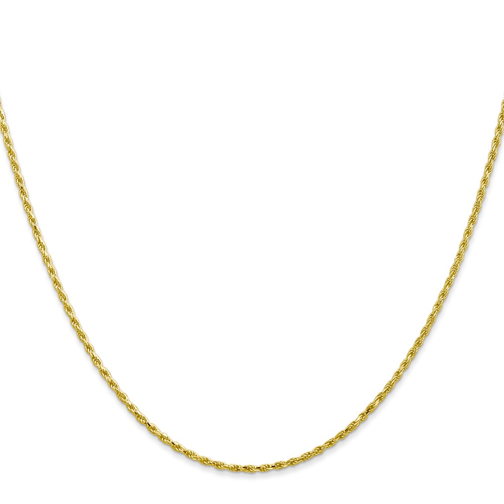 10k 1.3mm D/C Machine Made Rope Chain (10M012-24)
