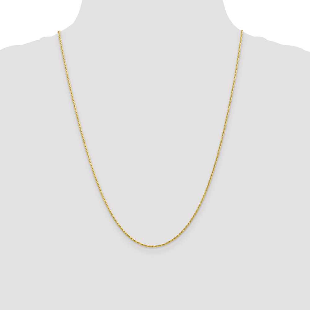 10k 1.3mm D/C Machine Made Rope Chain (10M012-24)