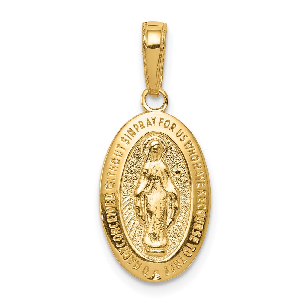 10k Miraculous Medal Pendant (10M1431)