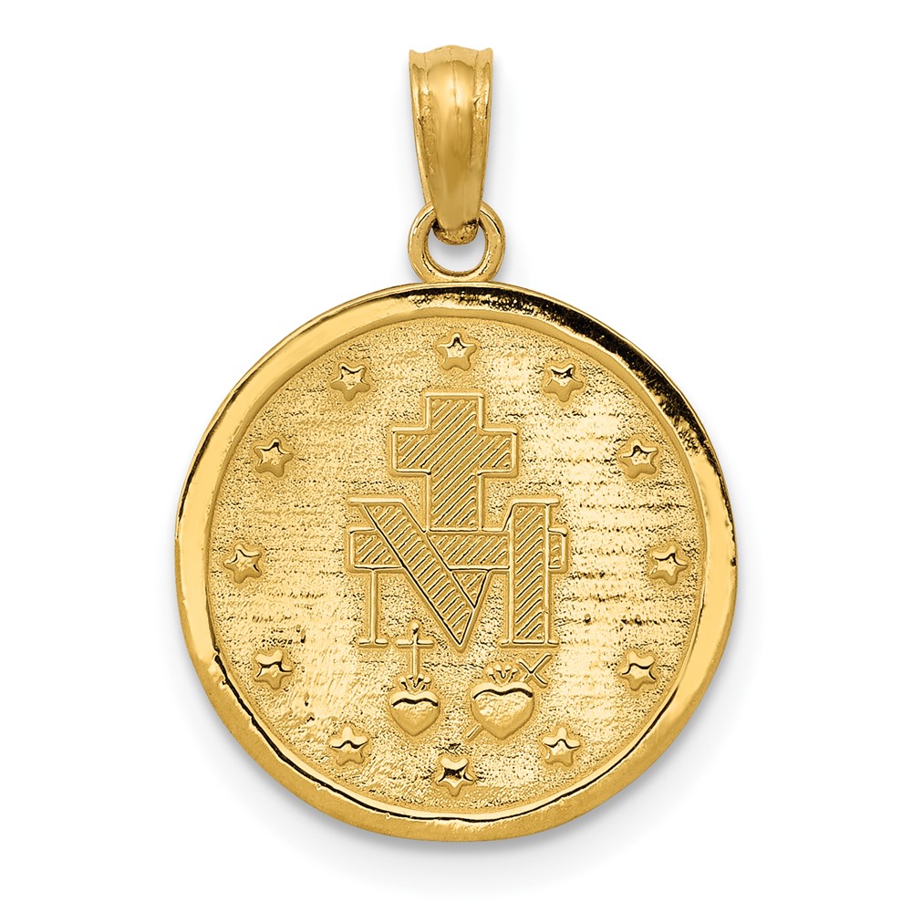 10k Miraculous Medal Pendant (10M1437)