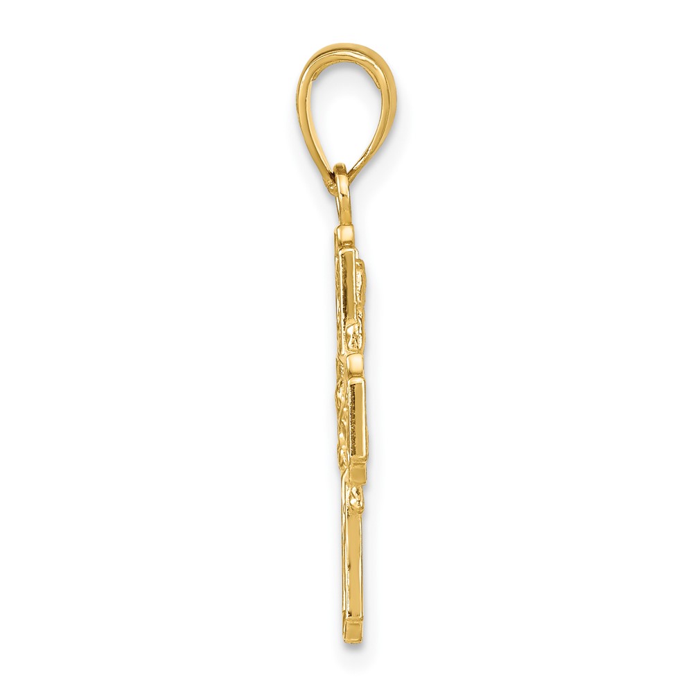 10k 4-Way Medal Pendant (10M1456)