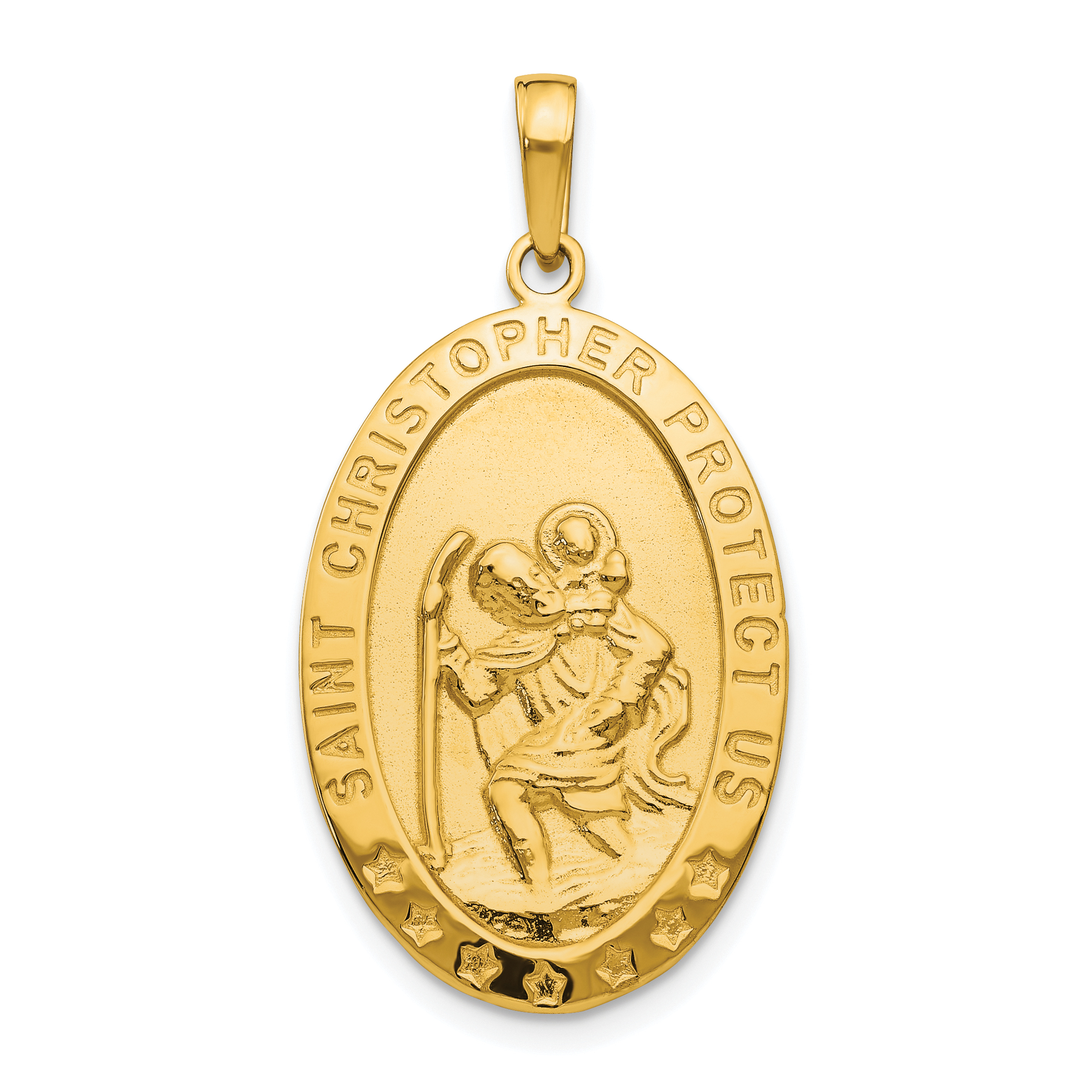 10k Saint Christopher Medal Pendant (10M1479)