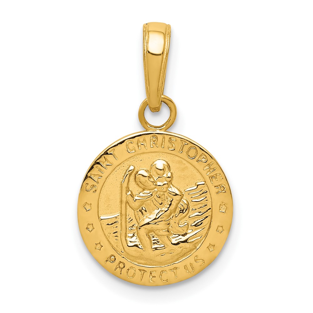 10K Saint Christopher Medal Charm (10M1481)