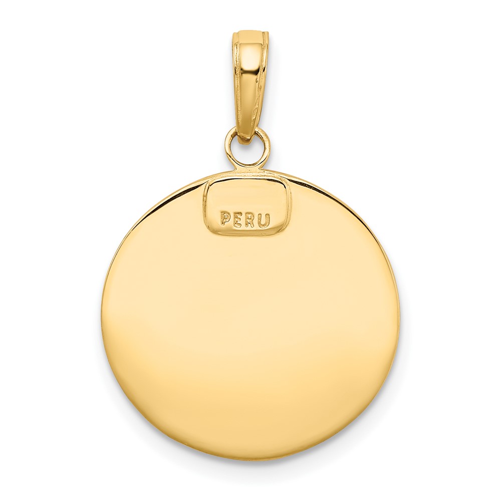 10k Saint Christopher Medal Pendant (10M1483)