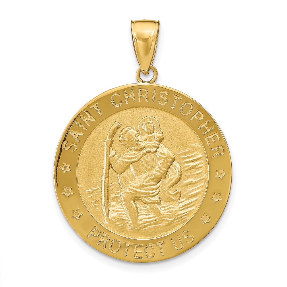 10k Saint Christopher Medal Pendant (10M1485)