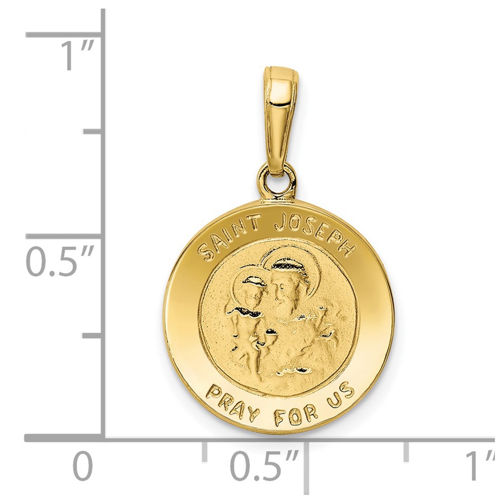 10k Saint Joseph Medal Charm (10M1505)