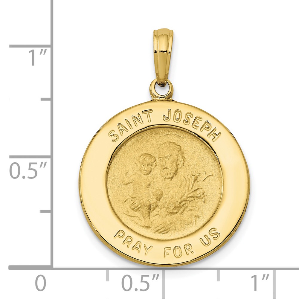 10k Saint Joseph Medal Pendant (10M1506)