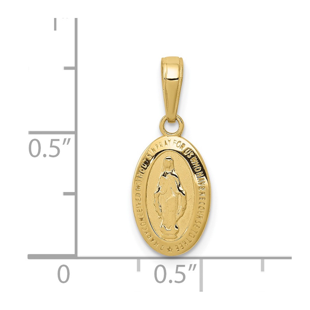 10k Miraculous Medal Charm (10M2515)
