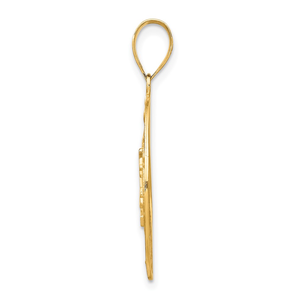 10k Polished Sun with Moon & Star Charm (10M475)