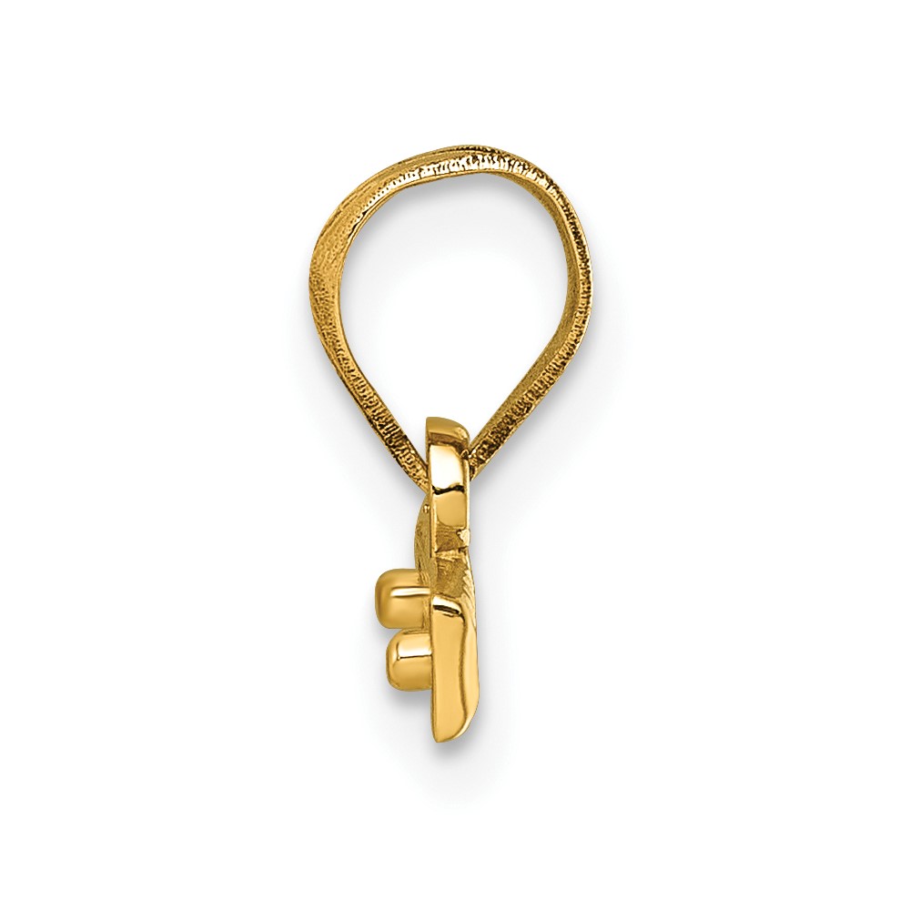10ky Casted Medium Diamond-cut Top Charm (10MNTOP)