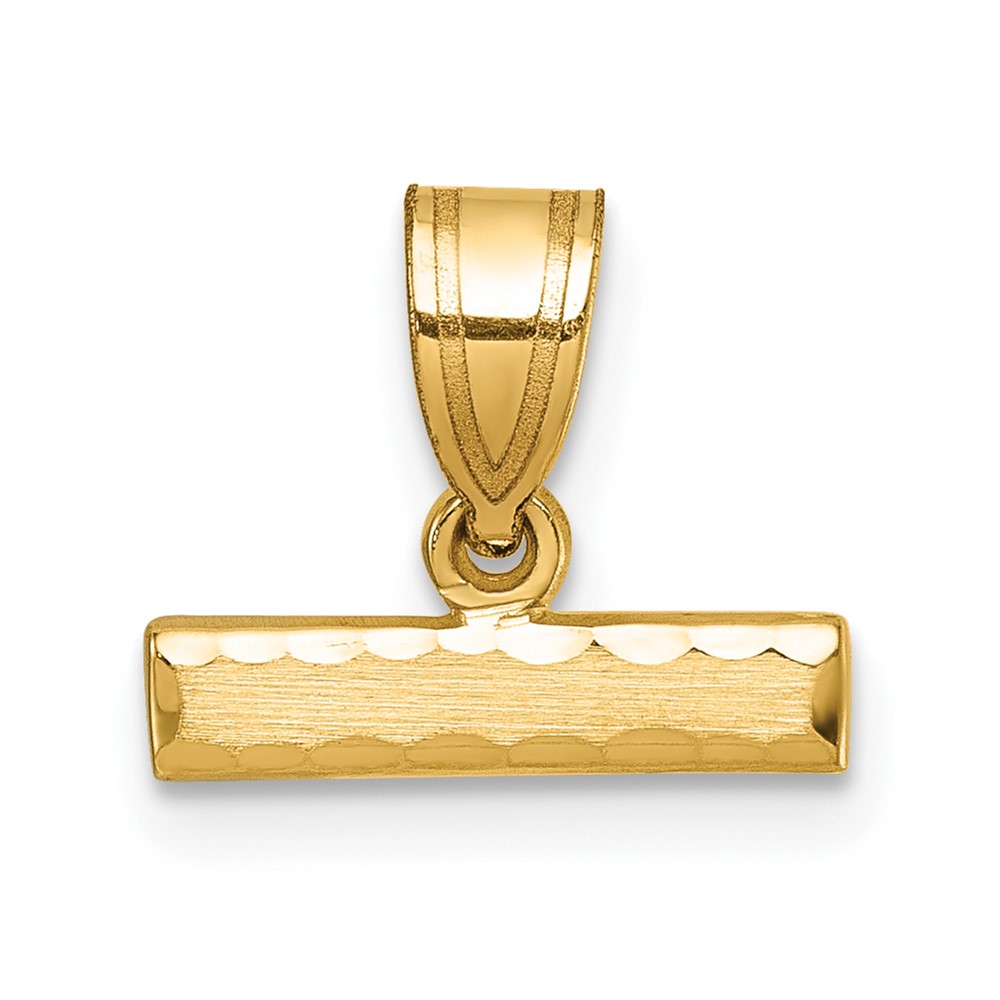 10ky Casted Medium Diamond-cut Top Charm (10MNTOP)