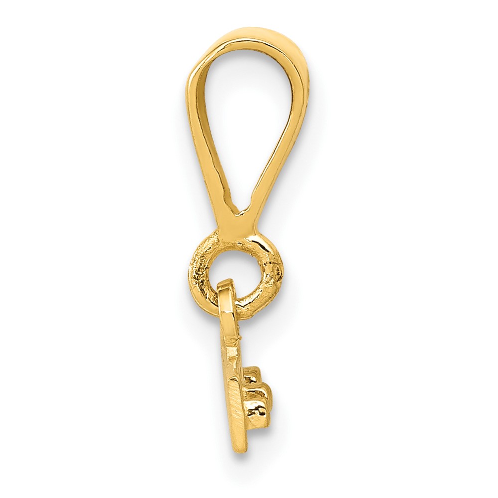 10ky Casted Medium Polished Top Charm (10MPTOP)