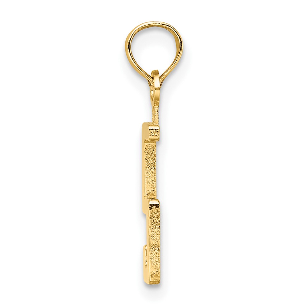 10K Number 5 Block Charm (10NU05)