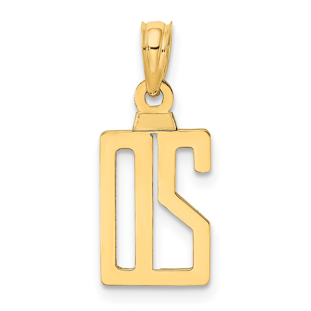 10K Number 20 Pendant (10NU20)