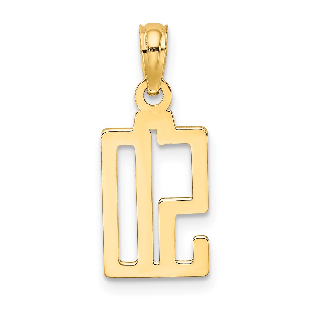 10K Number 50 Pendant (10NU50)