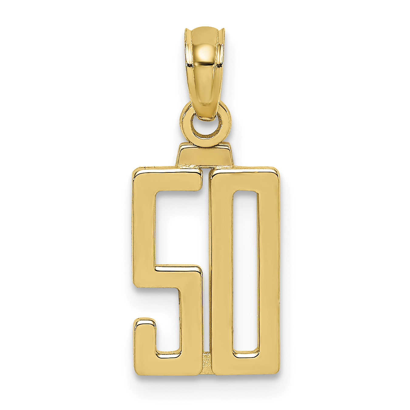 10K Number 50 Pendant (10NU50)