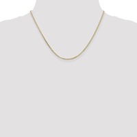 10K 1.65mm Yellow Gold D C Cable Chain view 4
