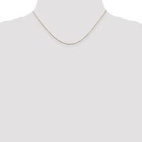 10K.8mm Yellow Gold D C Round Open Link Cable Chain view 4