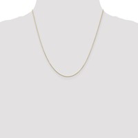 10K.8mm Yellow Gold D C Round Open Link Cable Chain view 4