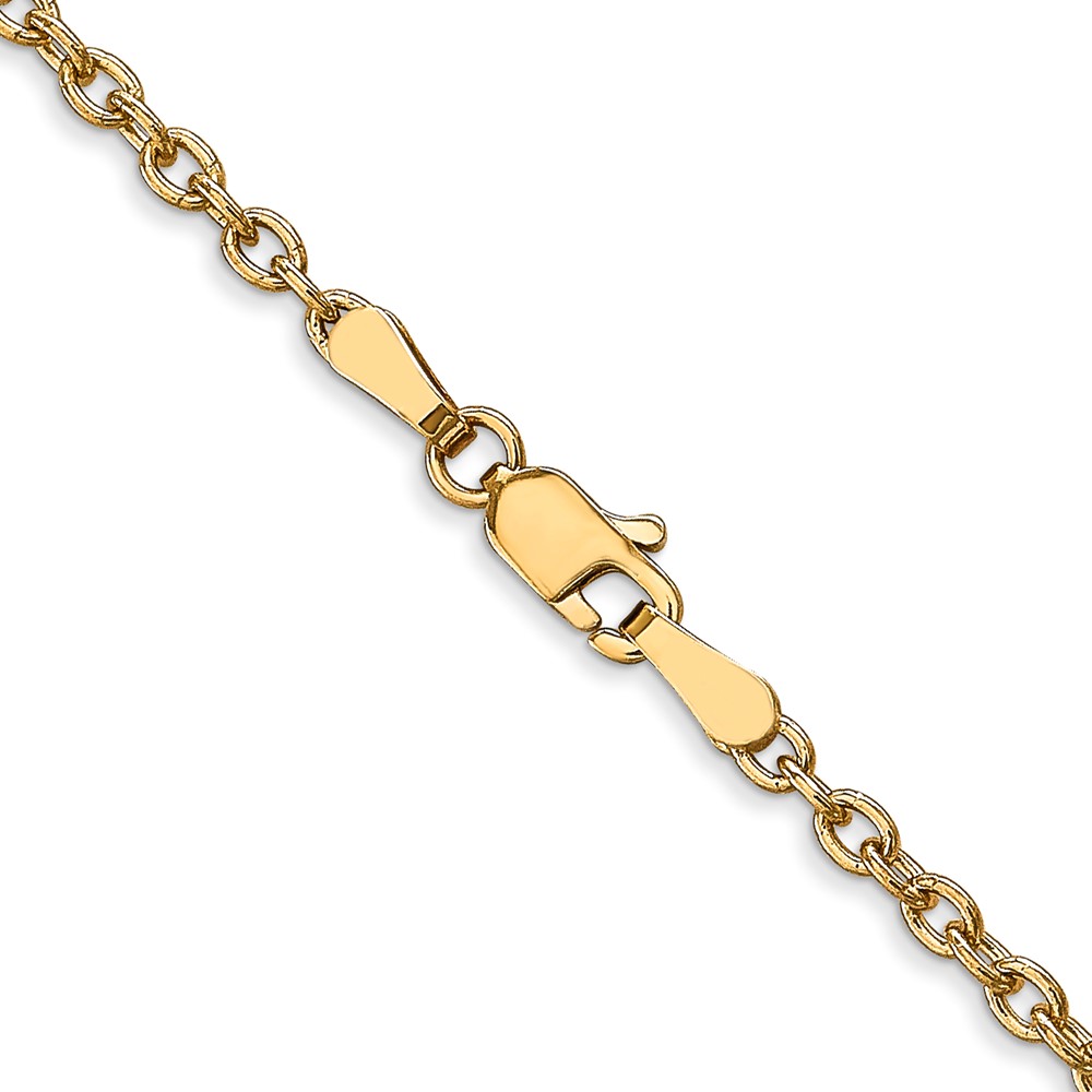 10k 2.4mm Round Open Link Cable Chain (10PE217-16)