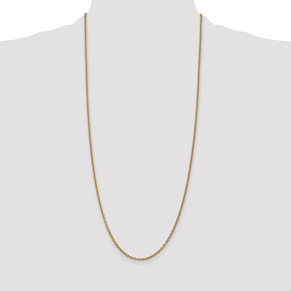 10k 2.4mm Round Open Link Cable Chain (10PE217-30)
