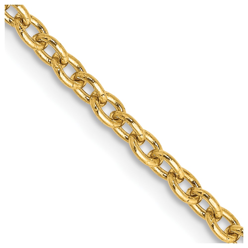 10k 2.4mm Round Open Link Cable Chain (10PE217-18)