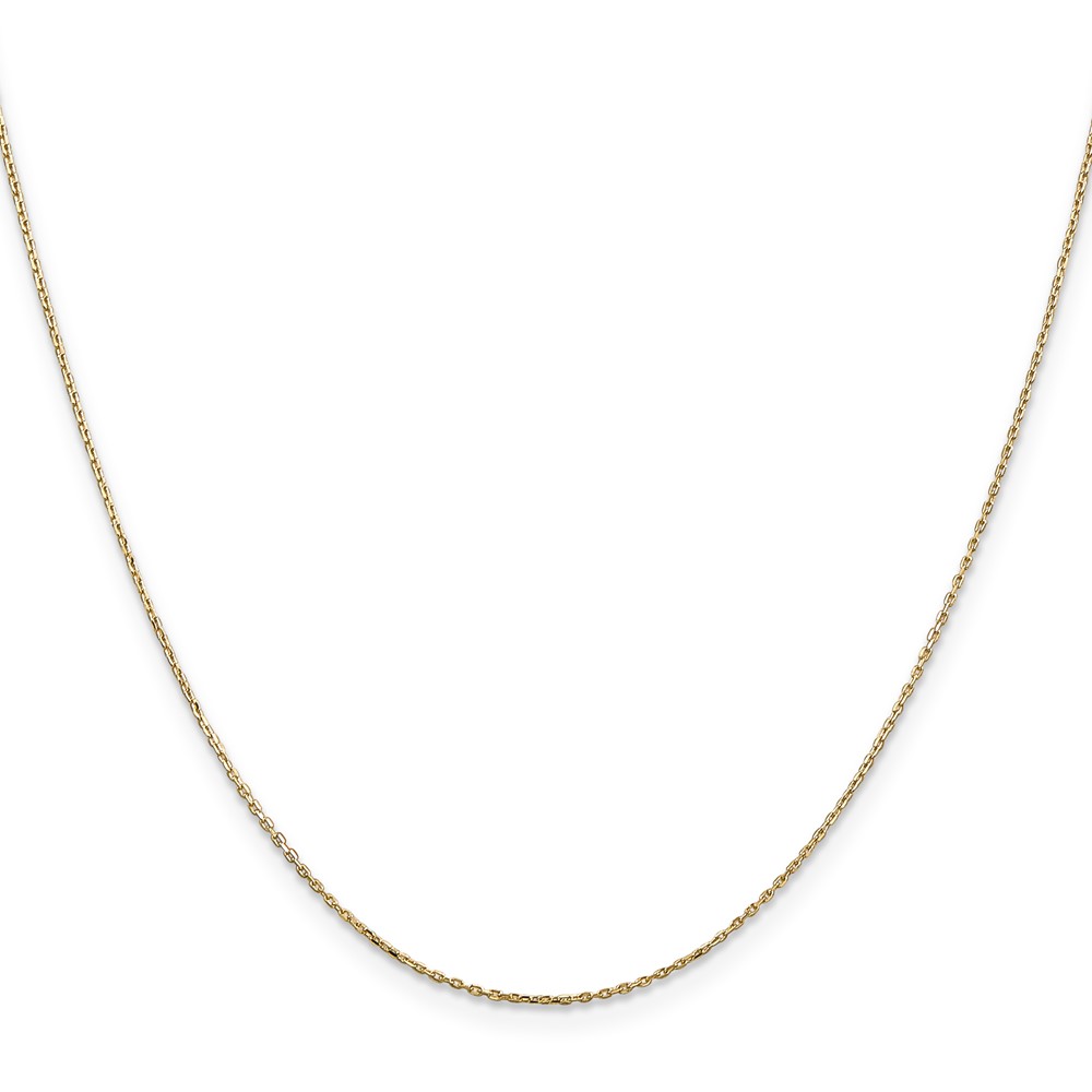 10k .8mm D/C Cable with Lobster Clasp Chain (10PE41L-22)