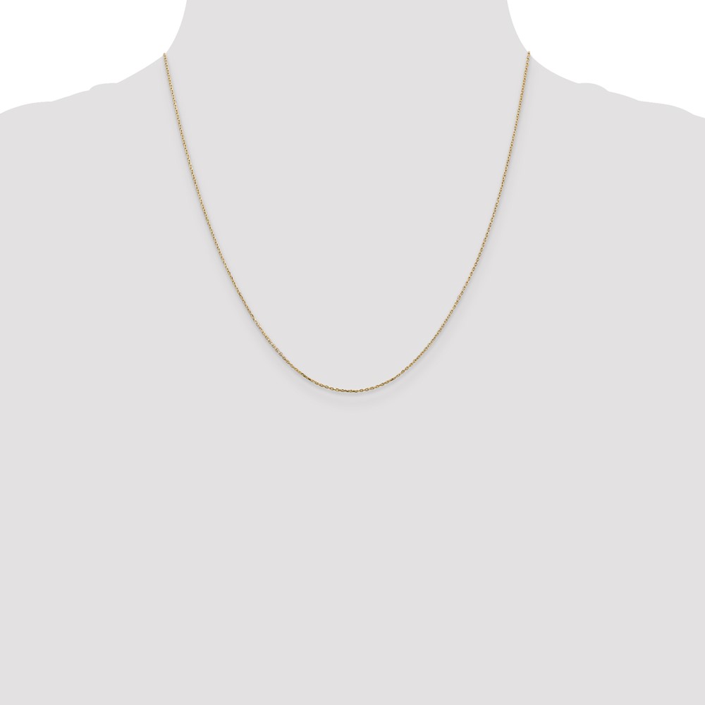 10k .8mm D/C Cable with Lobster Clasp Chain (10PE41L-20)