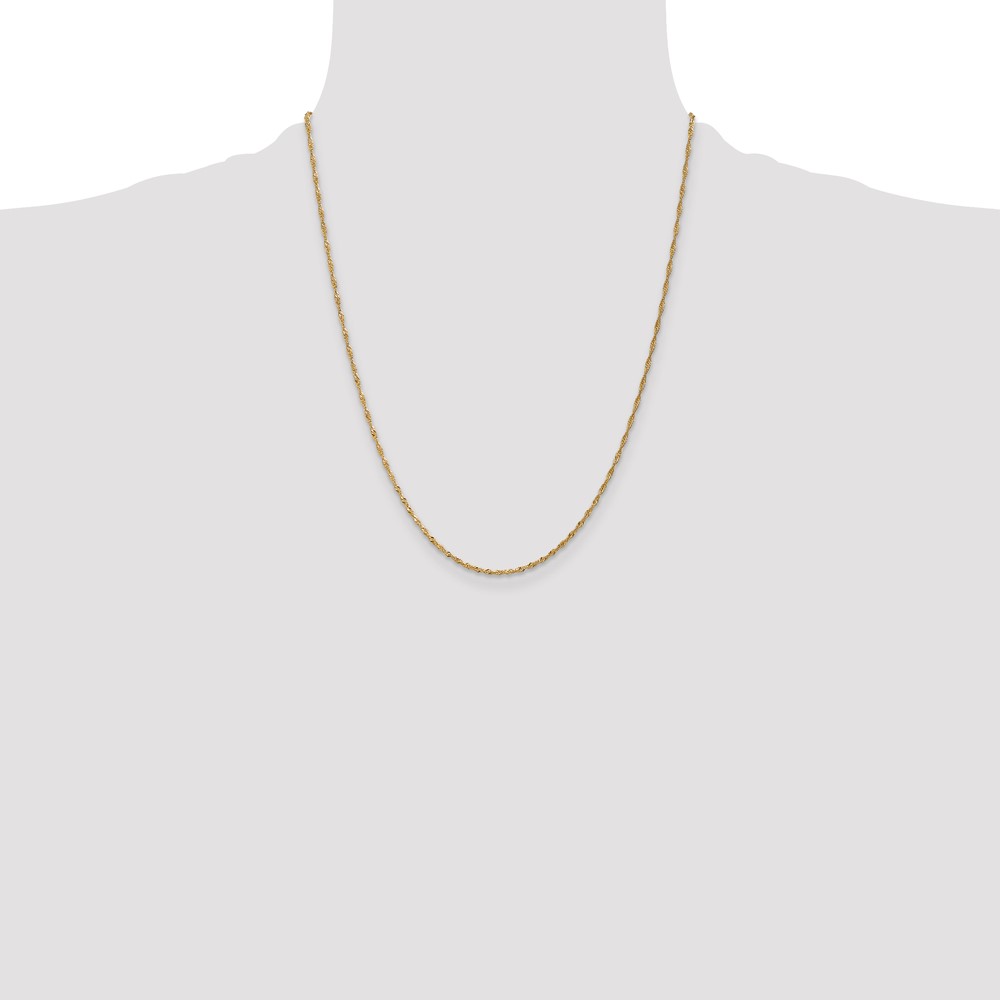10k 1.4mm Singapore Chain (10PE52-22)