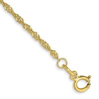 10K 1.4mm Yellow Gold Singapore Chain view 1