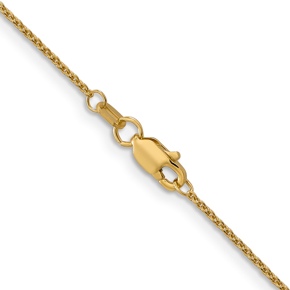 10k 1mm Round Open Link Cable Chain (10PE53-30)
