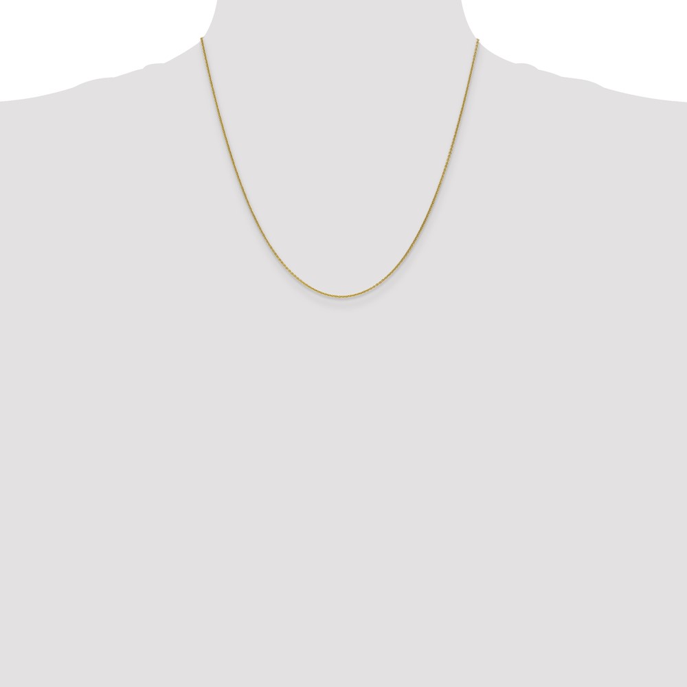 10k 1mm Round Open Link Cable Chain (10PE53-20)