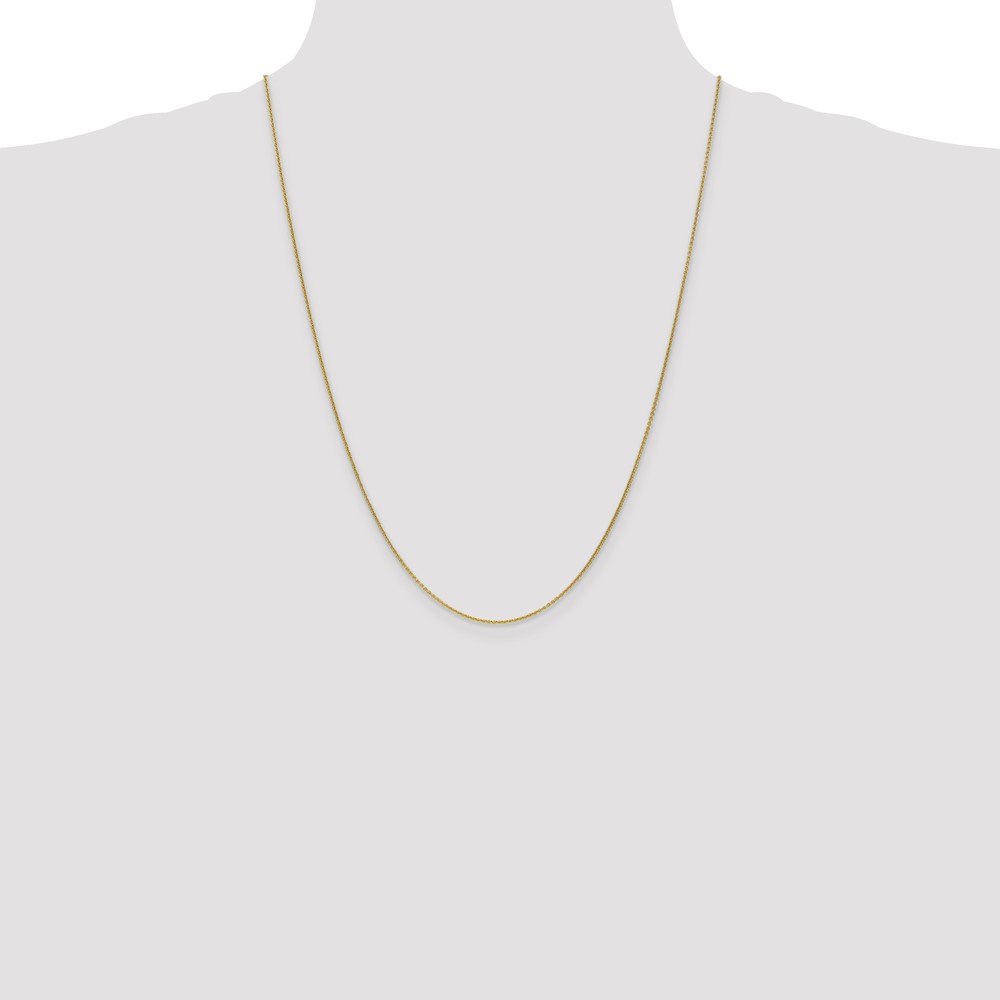 10k 1mm Round Open Link Cable Chain (10PE53-24)