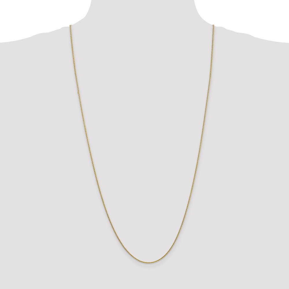 10k 1.4mm Round Open Link Cable Chain (10PE54-30)
