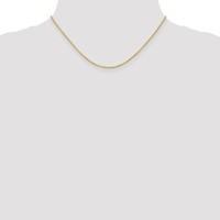 10K 1.3mm Yellow Gold Heavy-Baby Rope Chain view 4
