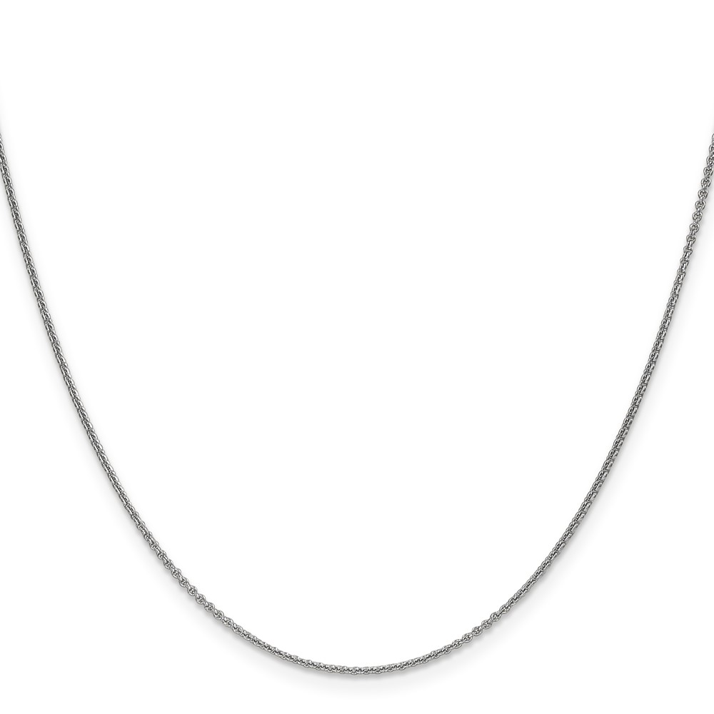10k WG 1mm Round Open Link Cable Chain (10PE74-20)