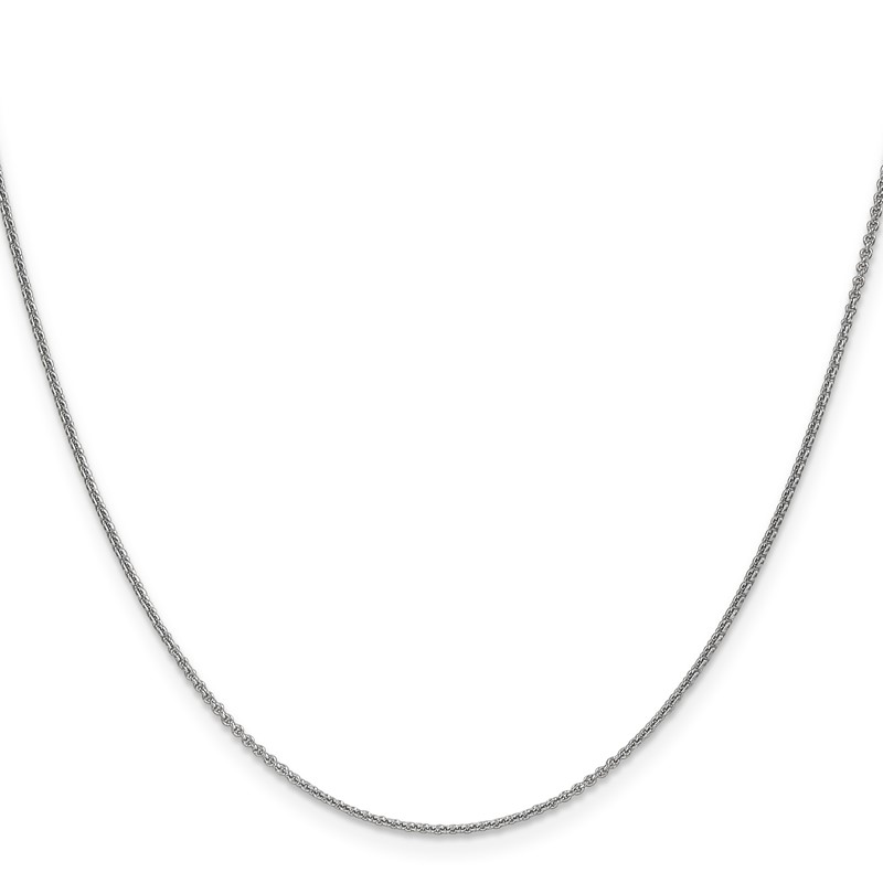10k WG 1mm Round Open Link Cable Chain