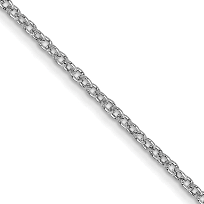10k WG 1mm Round Open Link Cable Chain (10PE74-16)