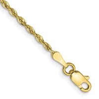 10K 1.85mm Yellow Gold D C Quadruple Rope Chain view 1