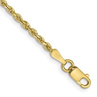 10K 2.0mm Yellow Gold D C Quadruple Rope Chain view 1