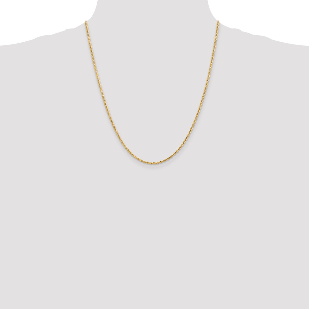 10k 2.25mm D/C Quadruple Rope Chain (10QT018-22)