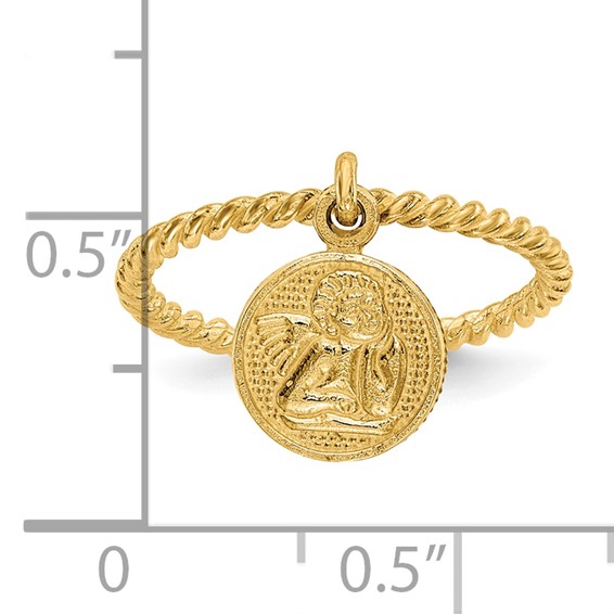 Gold Polished Children's Rings