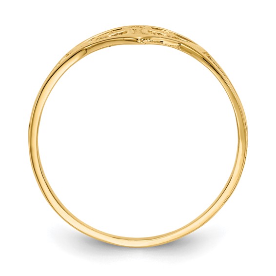 Gold Polished Religious Rings