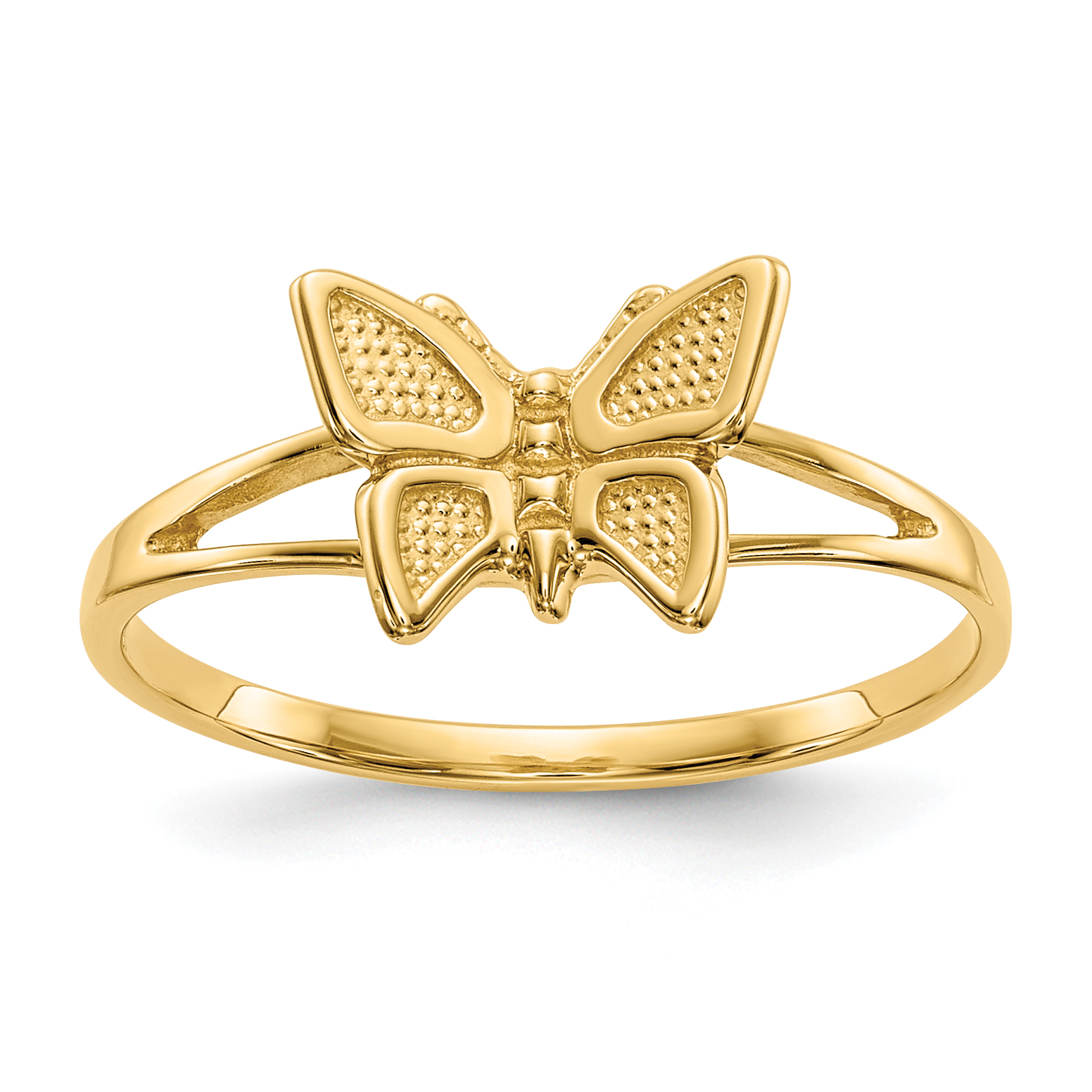 10k Children's Butterfly Ring (10R195)