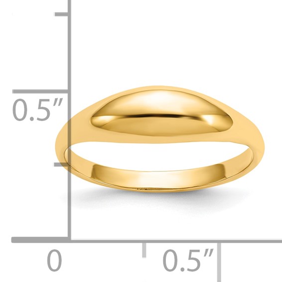 Gold Polished Children's Rings