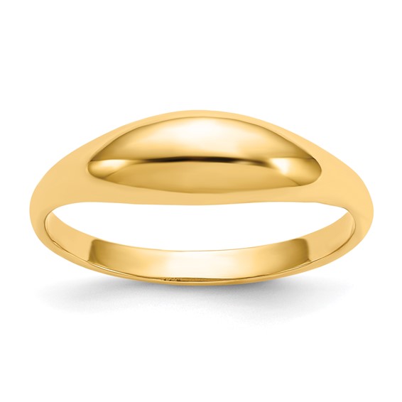 Gold Polished Children's Rings